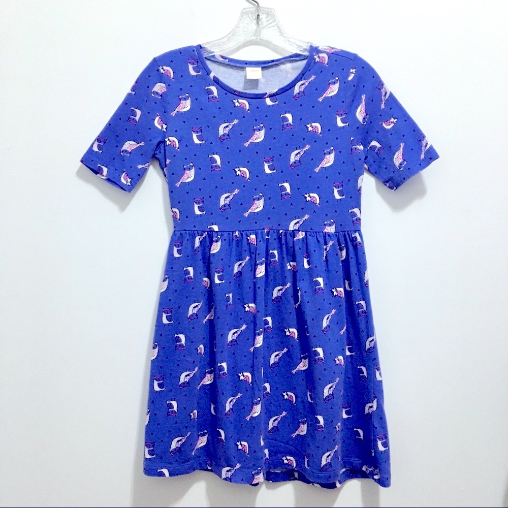 Gymboree Girls Blue Cotton Dress